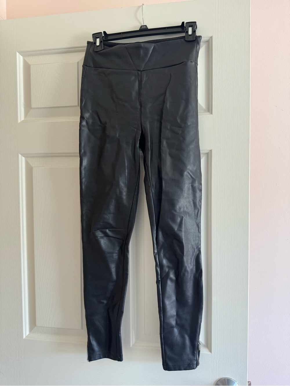 Abercrombie & Fitch Black Faux Leather Leggings